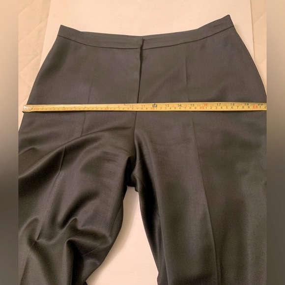 Soft and shiny fine wool blend blazer jacket & straight pants 2 Pc suit US 12 - Picture 11 of 16